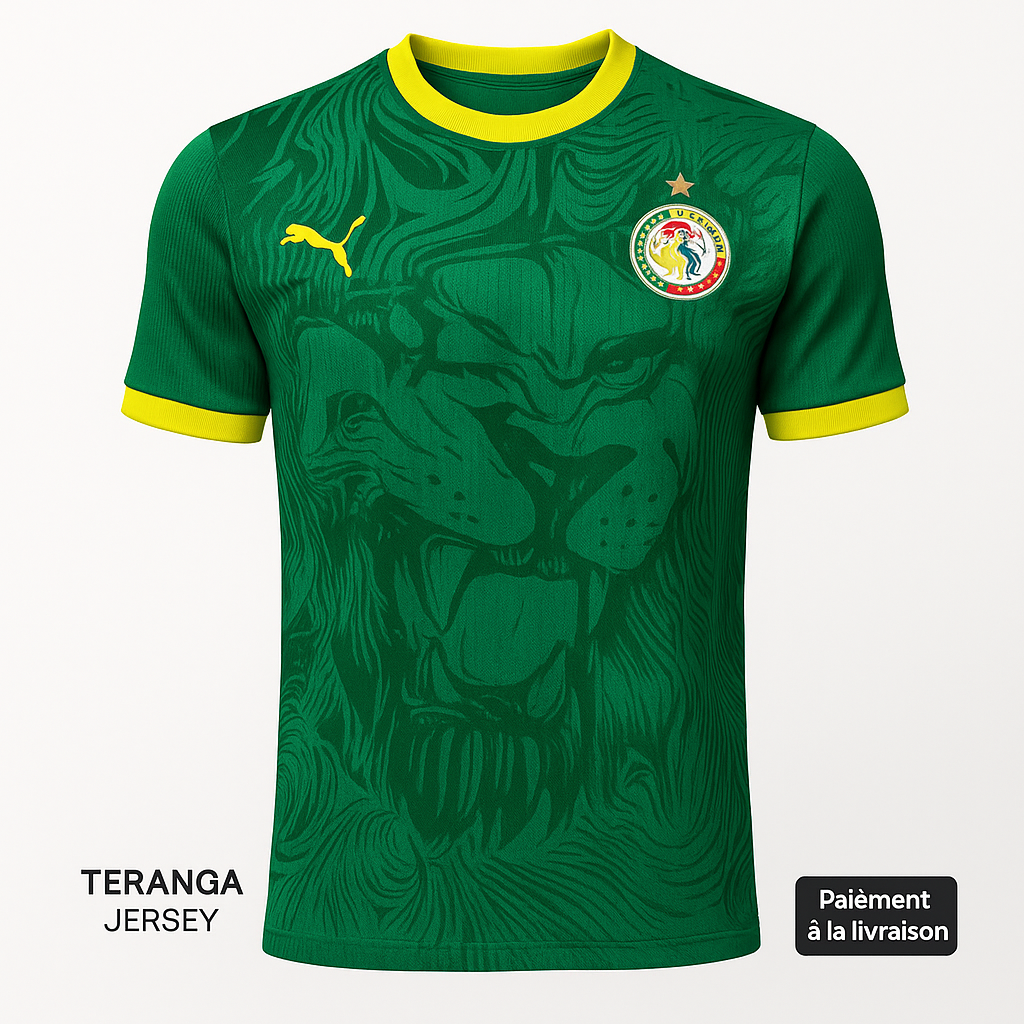 Maillot Sénégal – Vert Édition CAN 2025 🇸🇳