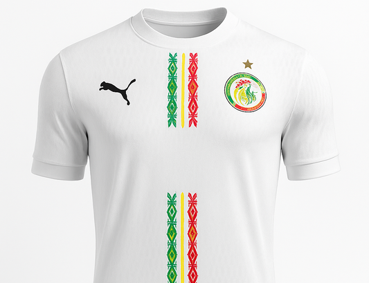 Maillot Sénégal – Blanc Édition CAN 2025 🇸🇳